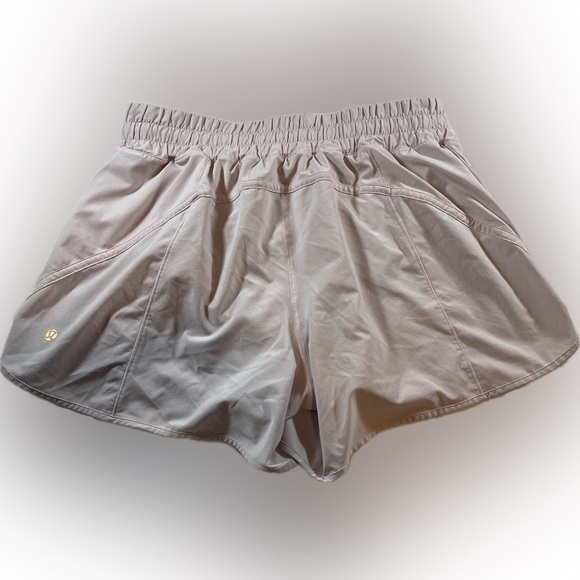 Lululemon Track That Mid-Rise Lined Short 5" Strawberry Milkshake Size 12 - Picture 3 of 7